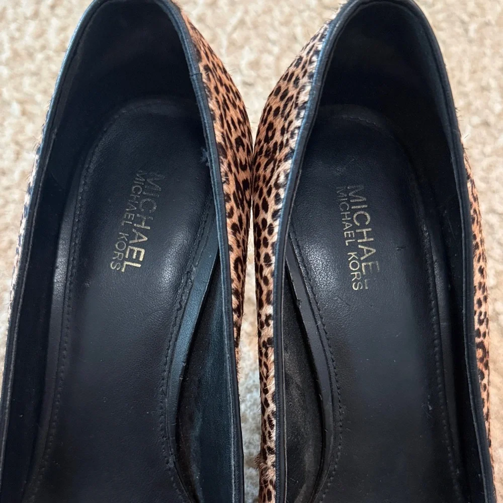 Michael Kors Animal Print Heels - Picture 3 of 7